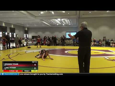 97 Lbs Quarterfinal - Jovanni Tovar, FL Vs Luke Myhan, TN 1c50