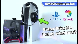 NEW PS5 wireless headphones affordable budget headset by Brook review