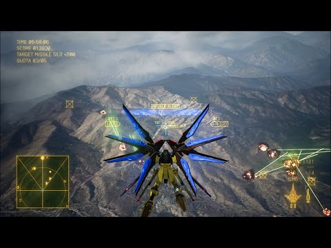 Ace Combat 7: Skies Restored - [X20A Strike Freedom/YF-29 Durandal] 13 - Bunker Buster
