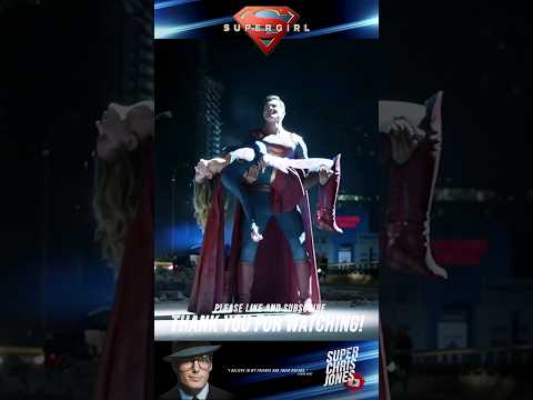 Superman SAVES Supergirl 😀🦸‍♂️💪 #shorts #supergirl #superman