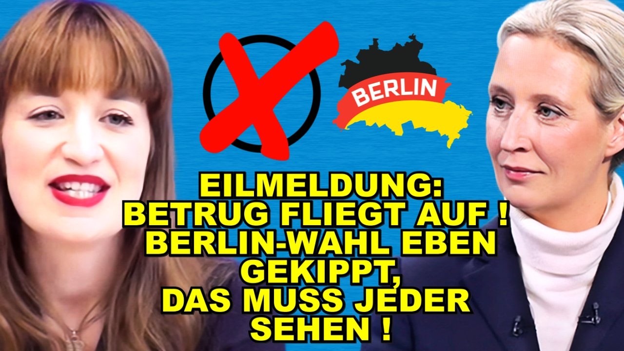 EIL: BETRUG, Berlin-Wahl GERADE GEKIPPT!