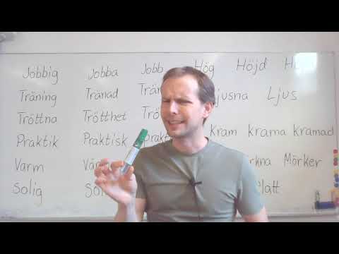 Substantiv, adjektiv eller verb (övning)