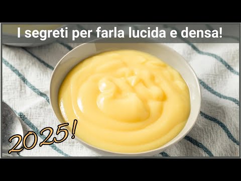 Il trucco dei pasticceri per una CREMA PASTICCERA lucida e perfetta