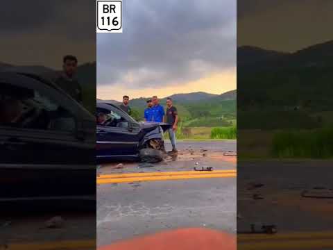 Acidente na BR 116 em Manhuaçu MG.