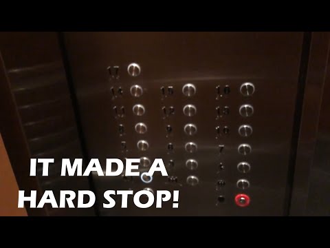 Schindler Traction Elevators - 150 S Wacker in Chicago, IL (Close Call to Getting Stuck!)