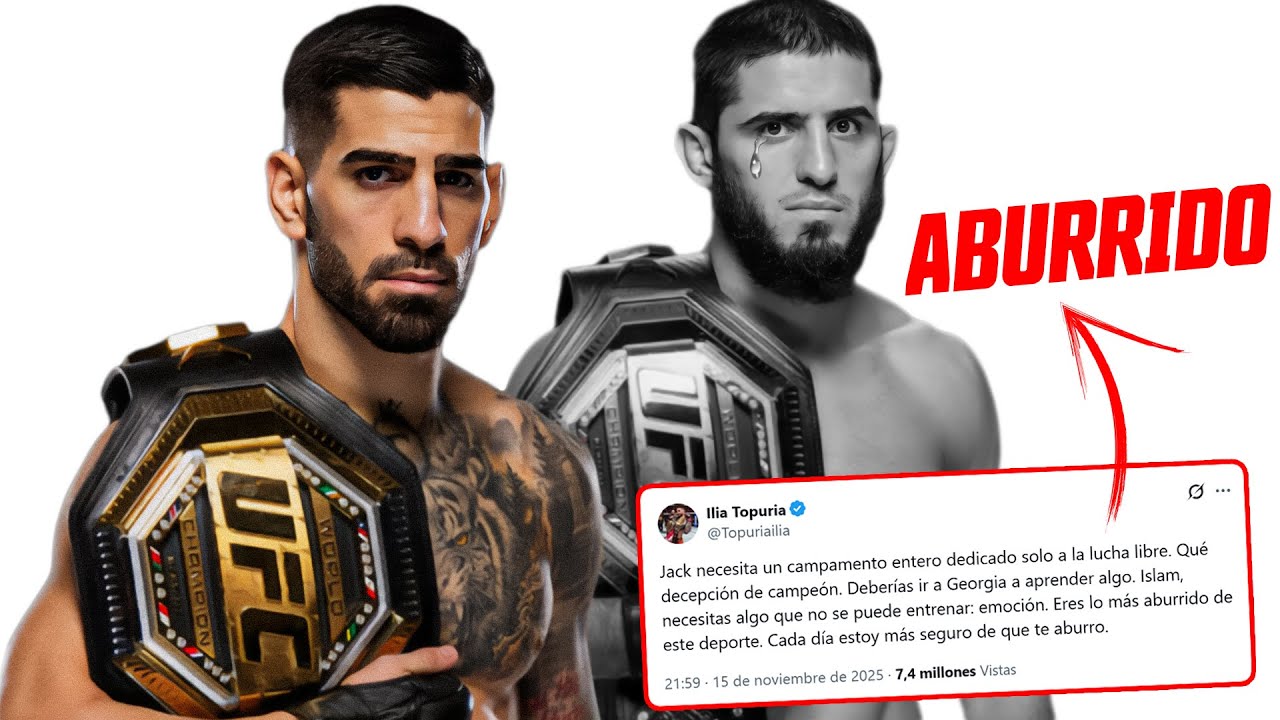 ILIA le TIRA muy DURO a Islam Makhachev por ABURRIDO!
