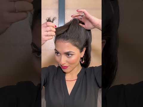 Fake Bangs Tutorial 💇🏻‍♀️ #shorts #hair #hack #hairstyle