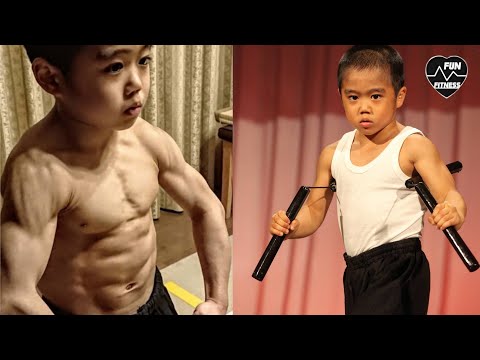 NEXT GENERATION BRUCE LEE | CRAZY KID FITNESS | RYUSEI LMAI 🥵