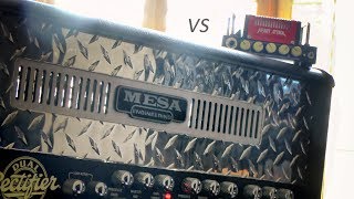 Video thumbnail for Hotone Heart Attack Nano Legacy Amp vs Mesa Dual Rectifier - Mix Demo Shootout Comparison by Subjective Robot