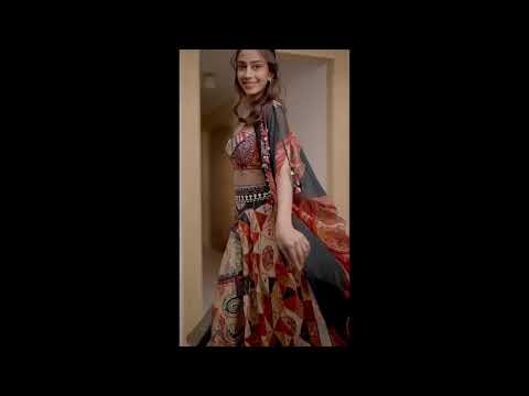 Indian designer Aseem Kapoor's latest collection 2022 from Lakme Fashion Week on Ogaan.com #fusion