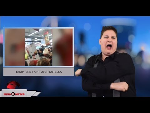 Shoppers fight over Nutella (ASL - 1.26.18)