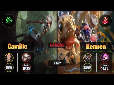 MagiFelix CAMILLE (Top) [Grasp of the Undying] VS KENNEN - Challenger EUW Patch 10.25