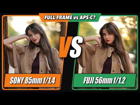 Fujifilm X-H2 56mm f/1.2 WR vs Sony A7 IV 85mm GM II | Portrait Blind Test