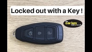 Keyless Ford Locked Out With a Key!