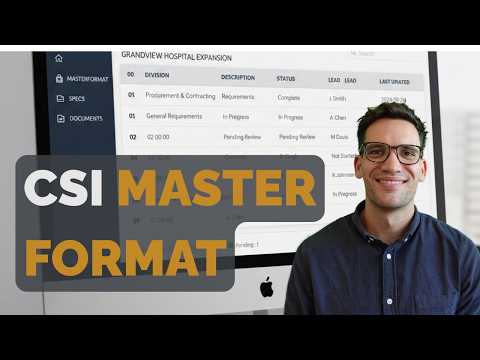 Csi Master Format Explained