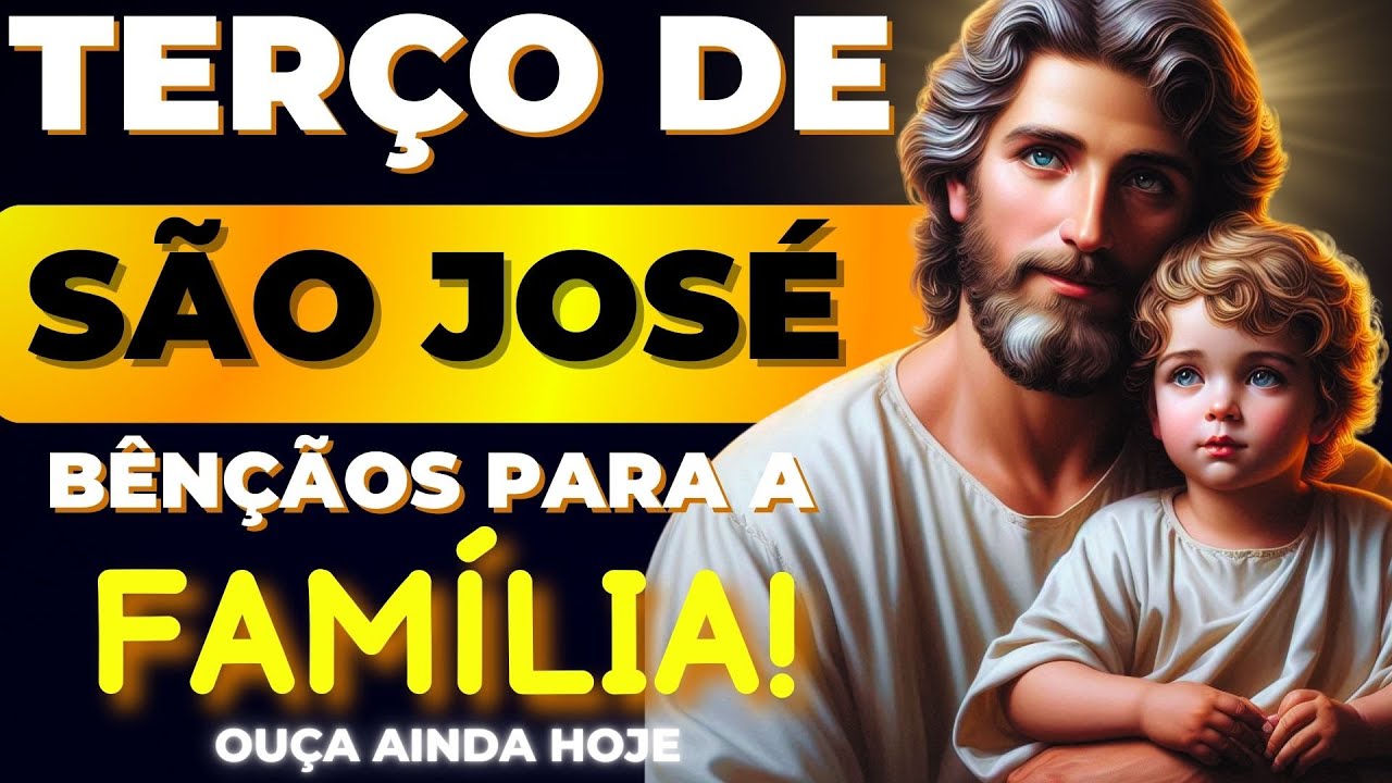 📿TERÇO DE SÃO JOSÉ que Vai ABENÇOAR SUA FAMÍLIA a partir de HOJE🙏