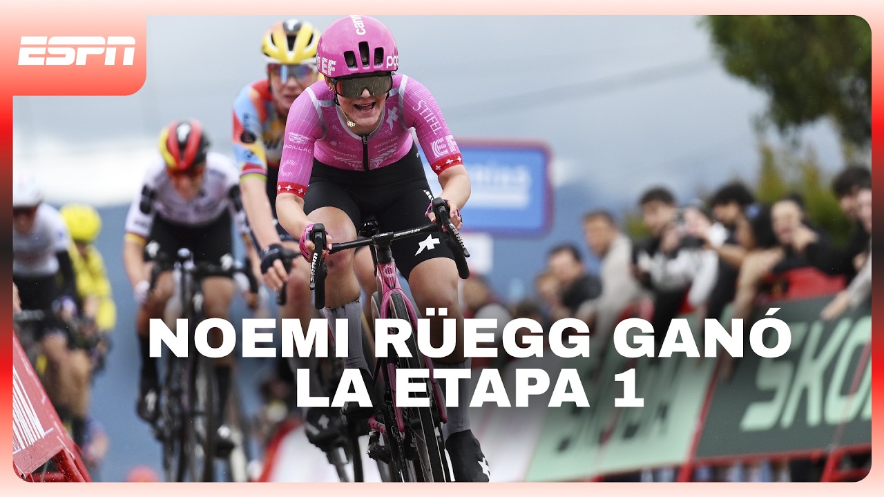 EN UN GRAN FINAL, NOEMI RÜEGG SE QUEDÓ CON LA PRIMERA ETAPA DE LA VUELTA A ESPAÑA FEMENINA | RESUMEN
