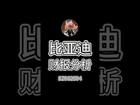 BYD财报分析 - 比亚迪财务状况如何？会成为车圈恒大吗？