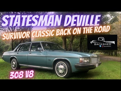 Ep12. CLASSIC HOLDEN WB STATESMAN DEVILLE SURVIVOR BACK ON THE ROAD.