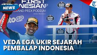Veda Ega Pratama Ukir Sejarah di Moto3 Brasil, Tembus Posisi Tiga dan Lolos ke Q2
