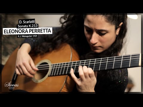 Eleonora Perretta plays Sonata K. 213 by Domenico Scarlatti on a 1924 R. J. Weissgerber