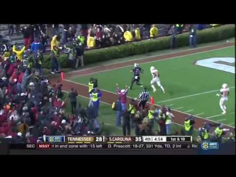 2014 USC vs Tennessee - Brandon Wilds 70 Yd Touchdown Run