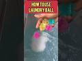 Laundry Ball How To Use Washingball