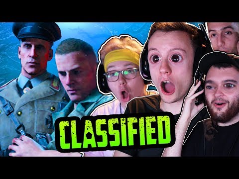 CLASSIFIED INTRO CUTSCENE REACTION *AT TREYARCH*!!! (BO4 ZOMBIES)