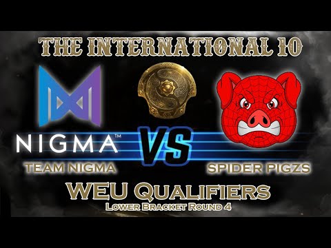 Team Nigma Vs Spider Pigzs The International 10 WEU Qualifiers Lower Bracket Round 4
