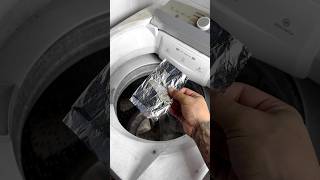Put aluminum foil inside your washing machine and you won't believe the results!