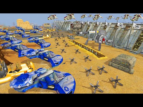 Droid Army Invasion of FONDOR FORTRESS Defenses! - Star War Mod: Rico's Side Stories