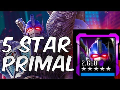 5 STAR OPTIMUS PRIMAL GAMEPLAY! - Transformers: Forged To Fight