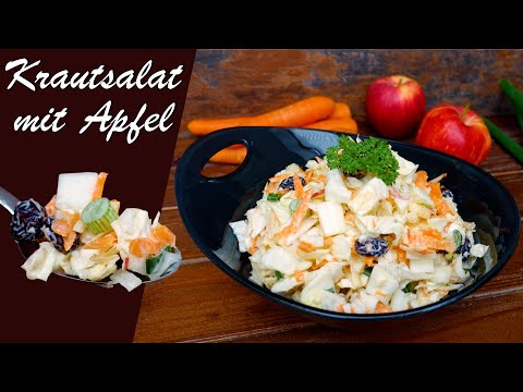 fruchtiger Krautsalat mit Apfel