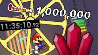I Collected 1,000,000 Rubees Manually in Super Paper Mario