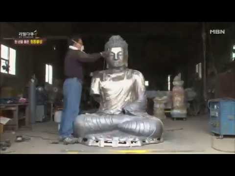 Making of Buddha Statue