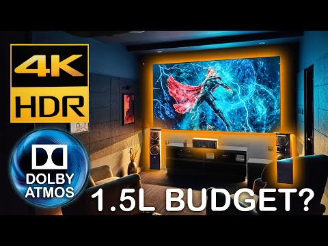 4K HDR DOLBY ATMOS Home Theatre - Details + CHEAPER Options for BUDGET Setup!