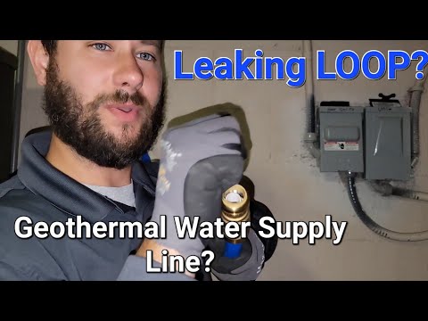 Geothermal Water Supply Line Install #geothermal #waterline #hvac