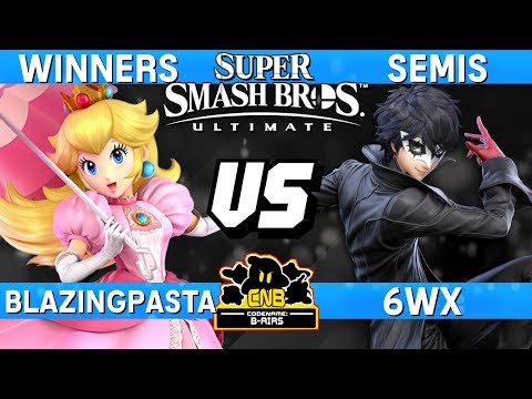 Smash Ultimate Tournament Winners Semis - BlazingPasta (Peach) vs 6WX (Joker) - CNB 188