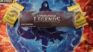 Old Wrapping Commander Legends Boxes Are The Way To Go - Commander Legends Box Battle