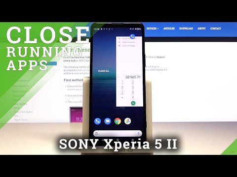 How to Turn Off Running Apps in SONY Xperia 5 II – Disable Running Apps