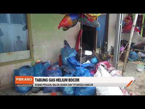 Tabung Gas Helium Bocor, Rumah Penjual Balon Hancur