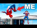 I Tried IMPOSSIBLE Spiderman Stunts Ft Nidal Wonder