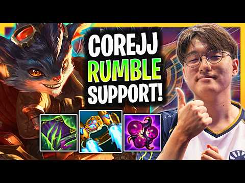 TL COREJJ TRIES TO MAKE RUMBLE SUPPORT WORK! | TL Corejj Rumble SUPPORT Guide Patch 26.3 High Elo