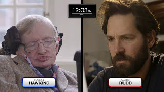 Stephen Hawking faces Paul Rudd in epic chess match (feat. Keanu Reeves)