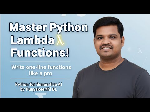 Master Python Lambda Functions In Minutes Simplify Your Code Like A Pro Python For Generative Ai