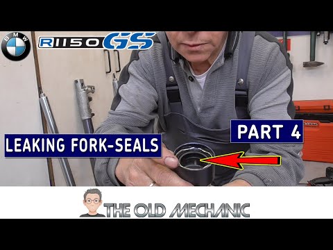 BMW R1150GS LEAKING FORK-SEALS | DO it yourself PART 4