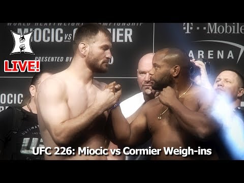 UFC 226: Miocic vs Cormier Ceremonial Weigh-ins + Staredowns (LIVE! / HD)