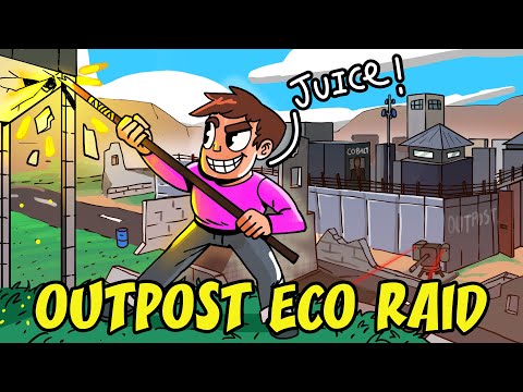 Eco Raiding Bases at OUTPOST with a RANDOM STRANGER in Rust....