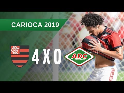 FLAMENGO 4 X 0 CABOFRIENSE - GOLS - 03/02 - CAMPEONATO CARIOCA 2019