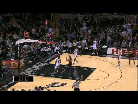 Wes Johnson's Game Tying 3 Pointer at the Buzzer [Suns @ Spurs 27-2-13]